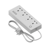 Calex Smart Extension Lead - 4x USB-A - UK Plug