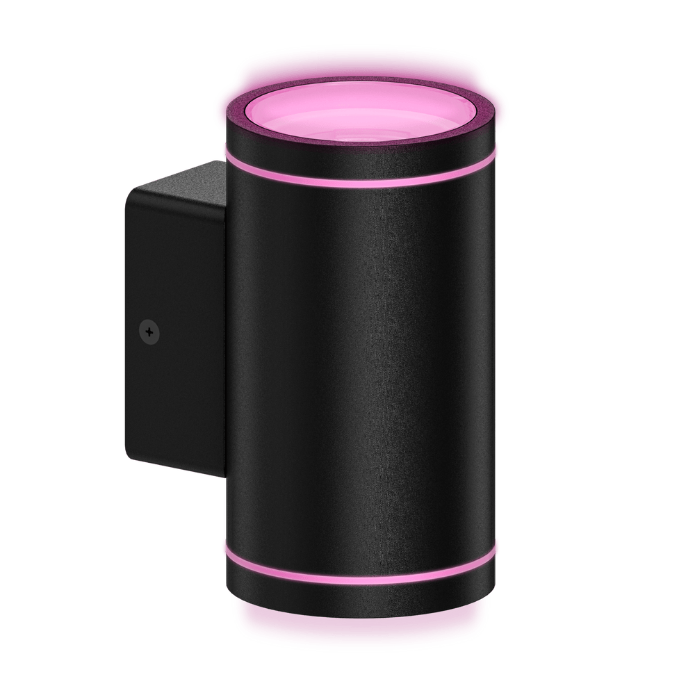 Calex Smart Wandlamp - Up & Down - RGB + CCT - Zwart