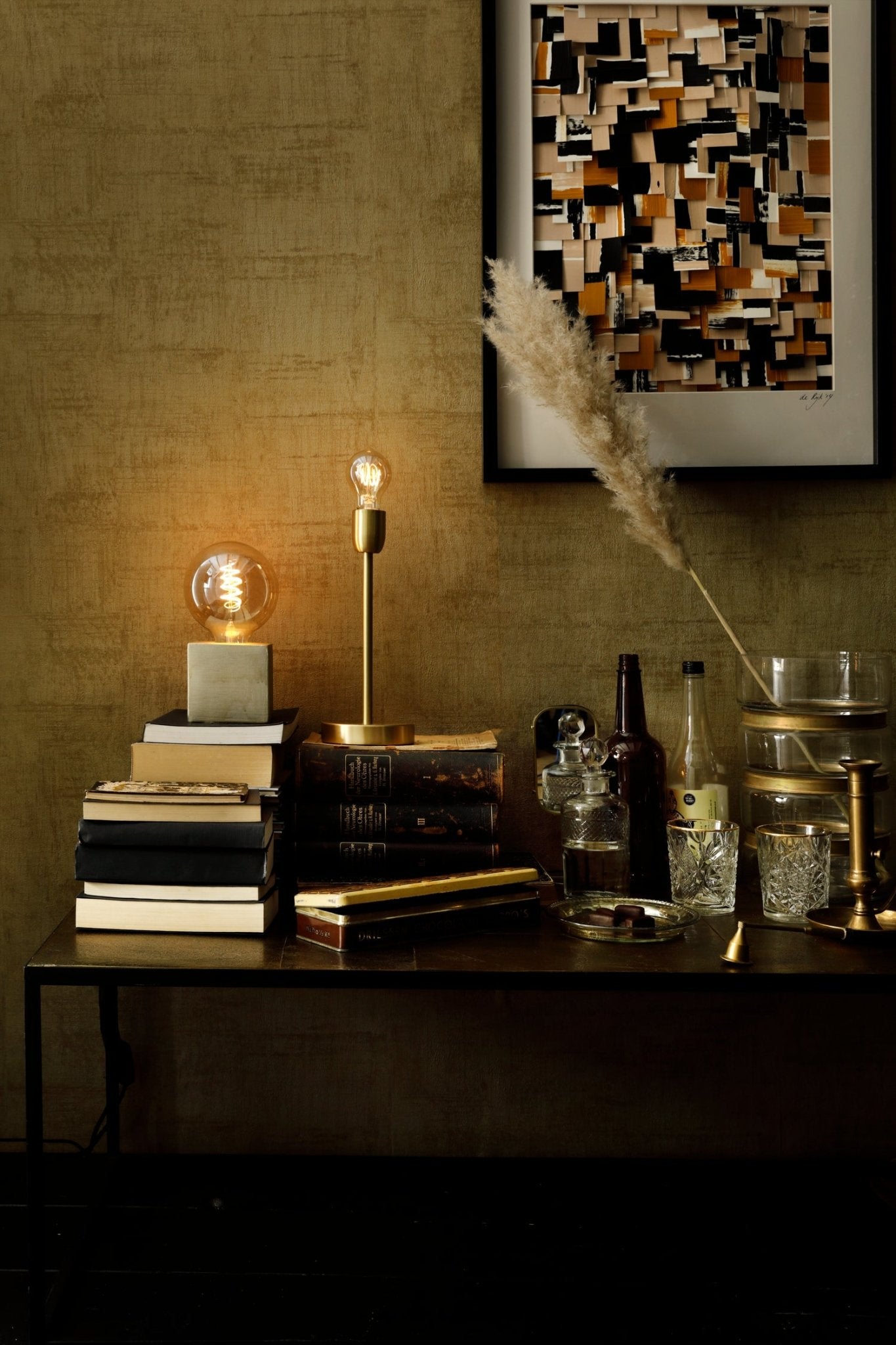 Calex Ampoule LED à filament spiralé - E27 - G125 - Doré