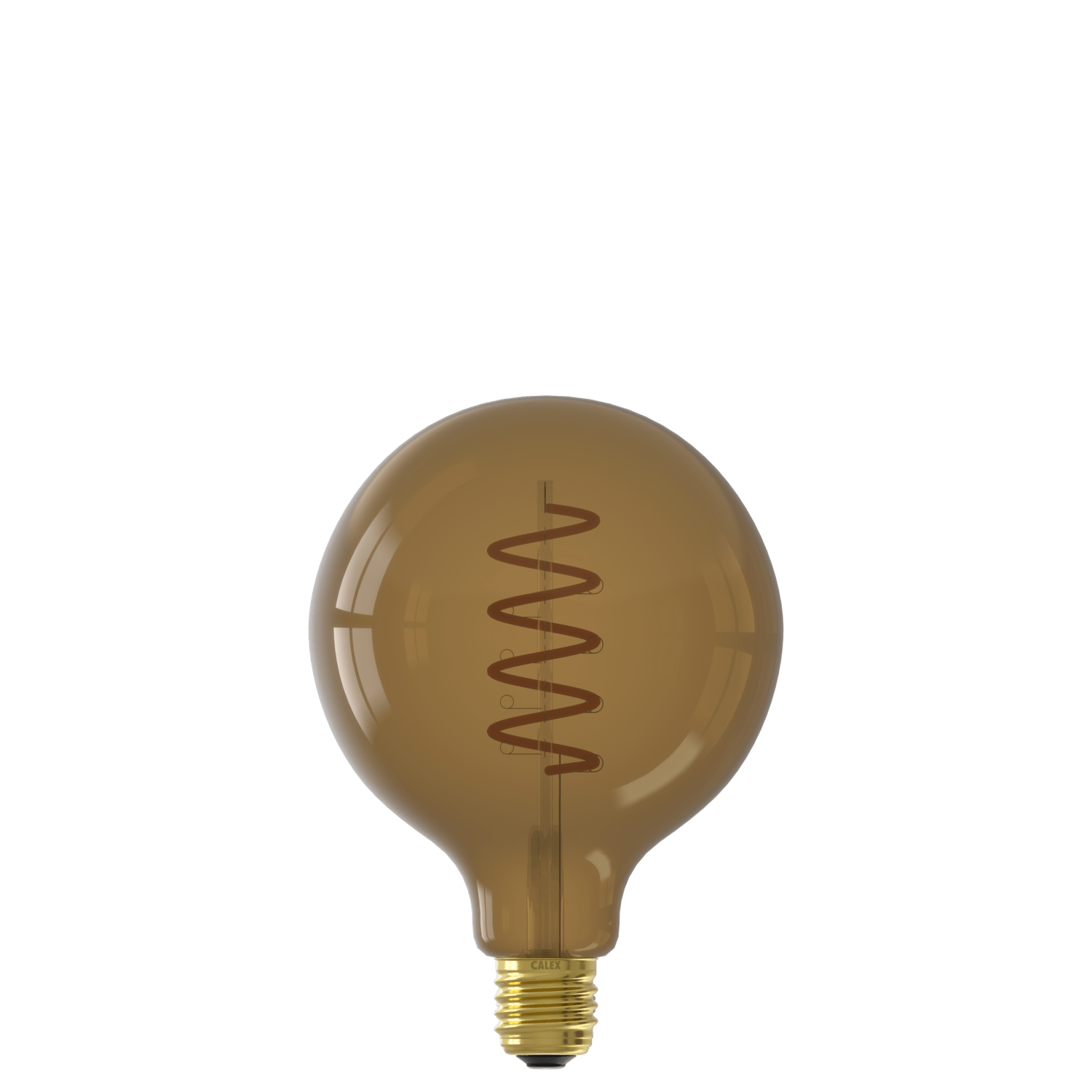 Calex Spiraal Filament LED Lamp - E27 - G125 - Naturel