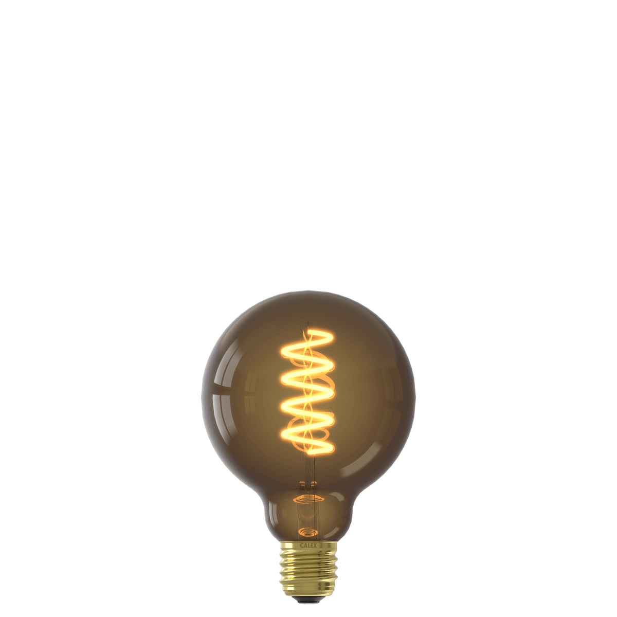 Calex Spiral Filament LED Bulb - E27 - G95 - Natural