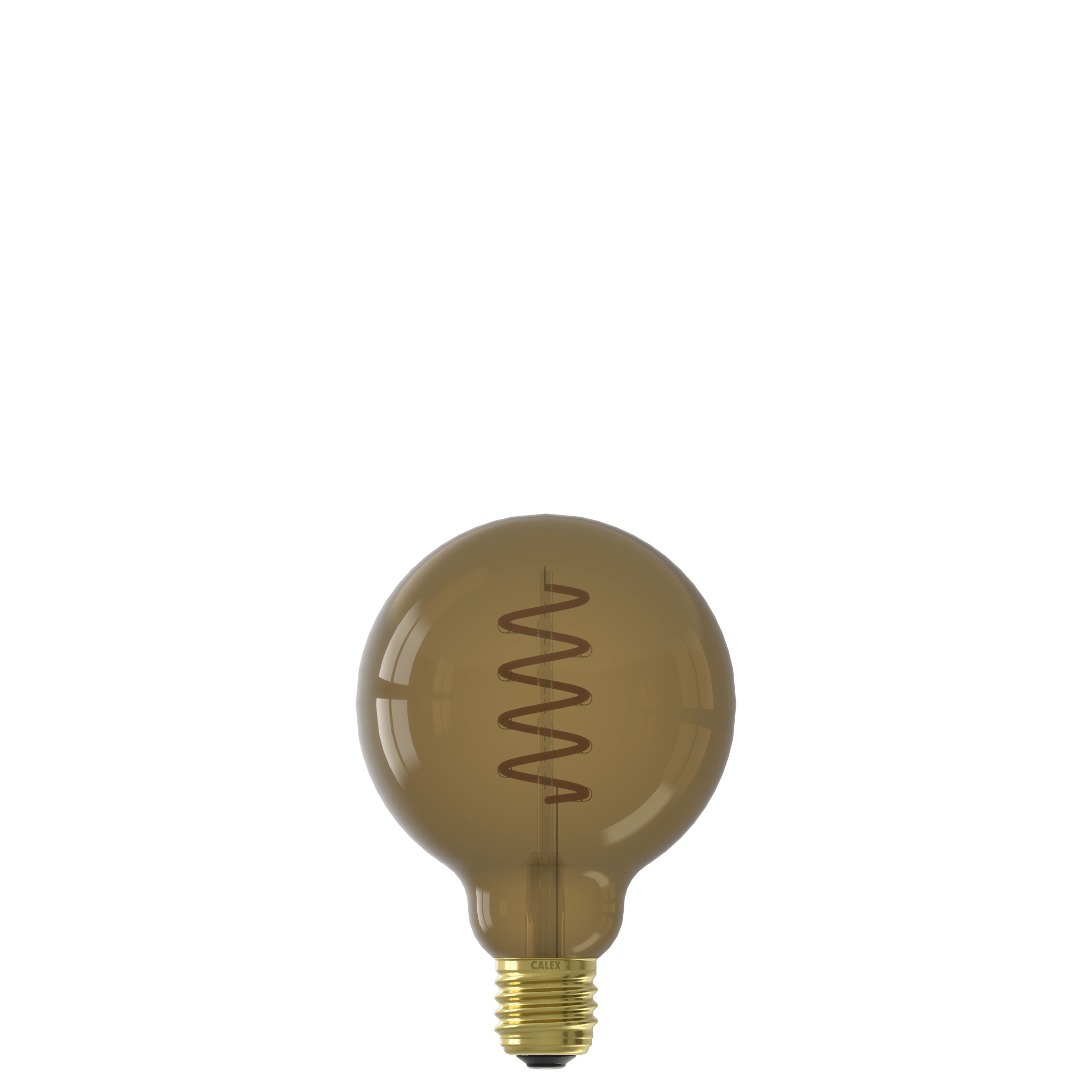 Calex Spiral Filament LED Bulb - E27 - G95 - Natural