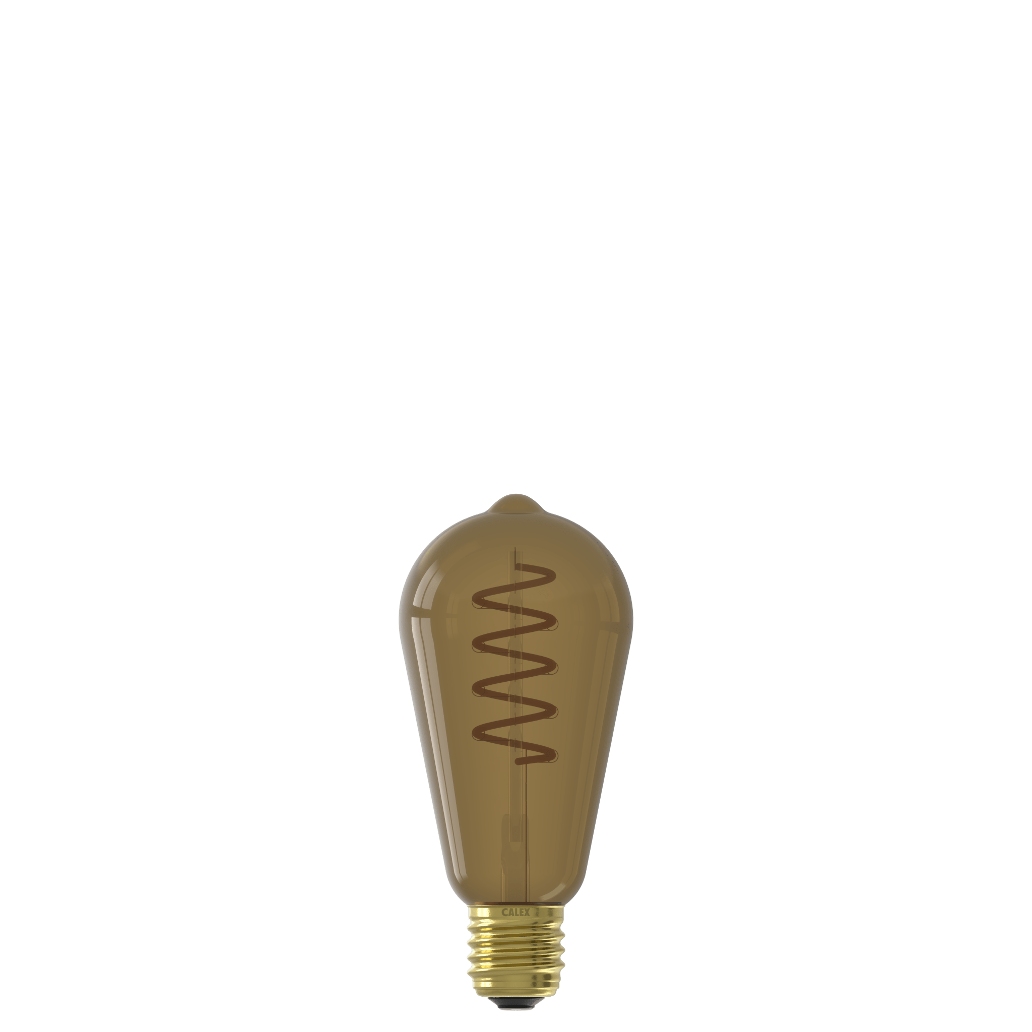 Calex Spiral Filament LED Bulb - E27 - ST64 - Natural