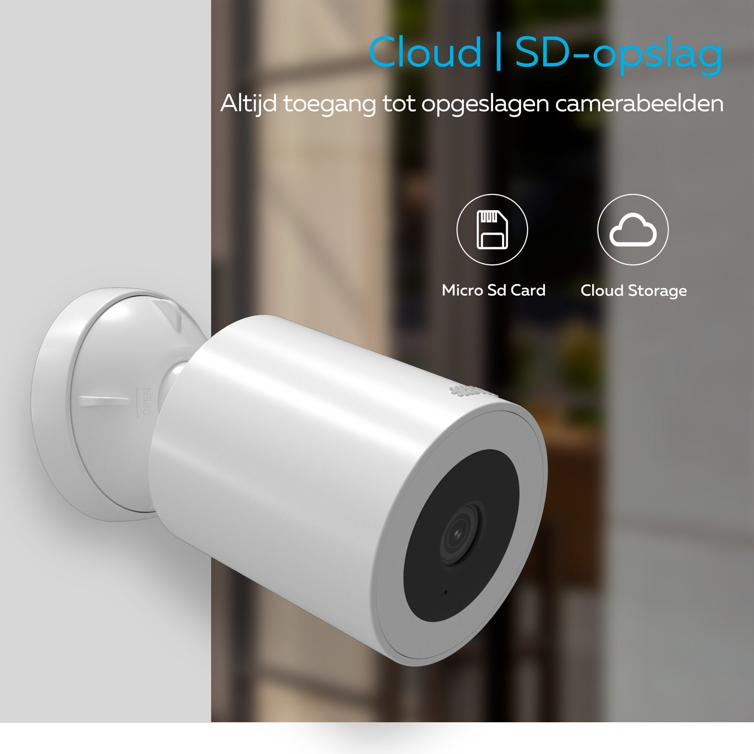 Calex Beveiligingscamera - 2K - Wit