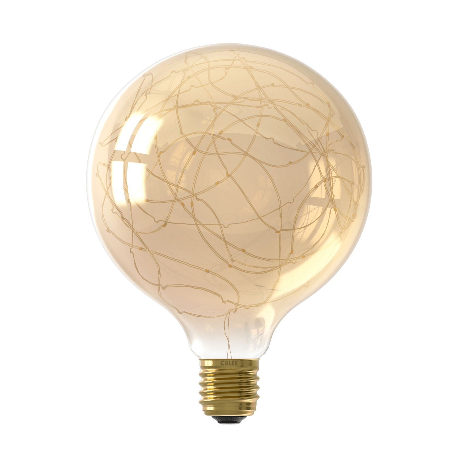 Calex Star LED Lamp - E27 - G125 - Goud - 1.5W