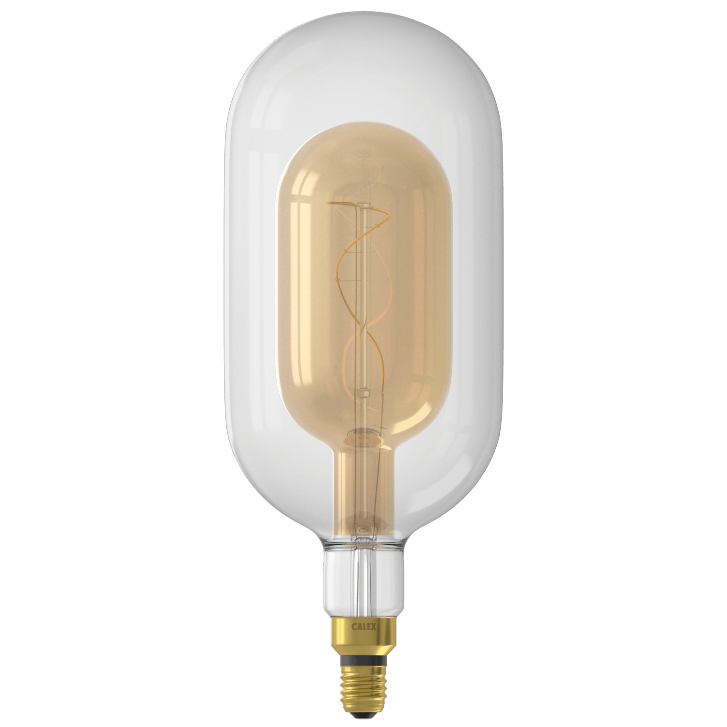 Calex Sundsvall - E27 - Filament - Warm Wit - Helder/Goud