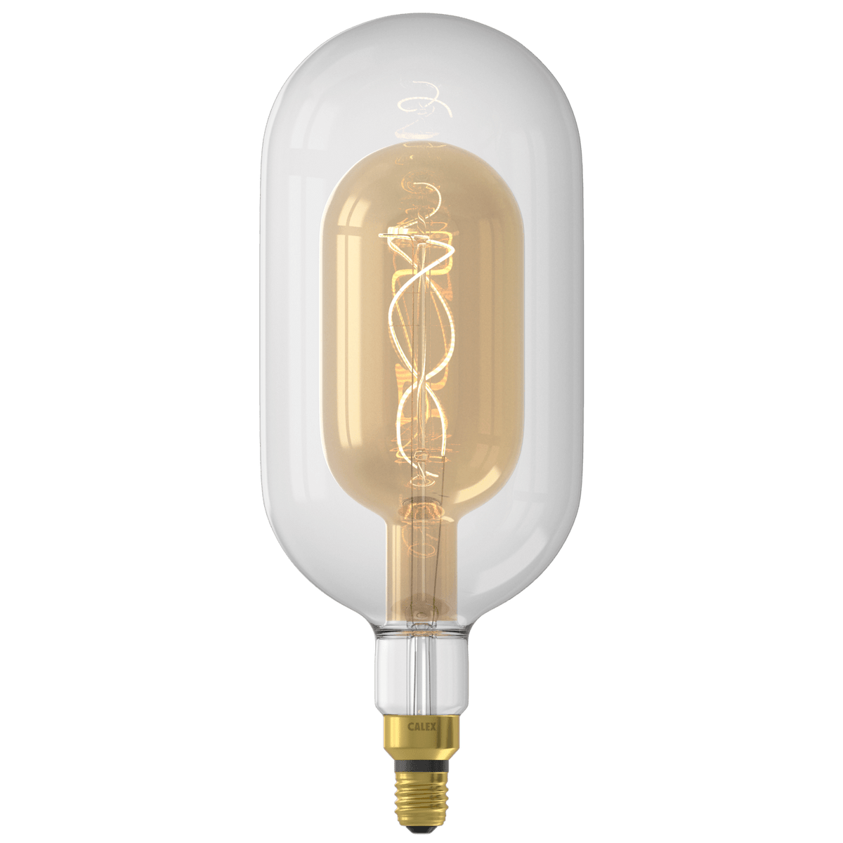 Calex Sundsvall - E27 - Filament - Warm Wit - Helder/Goud