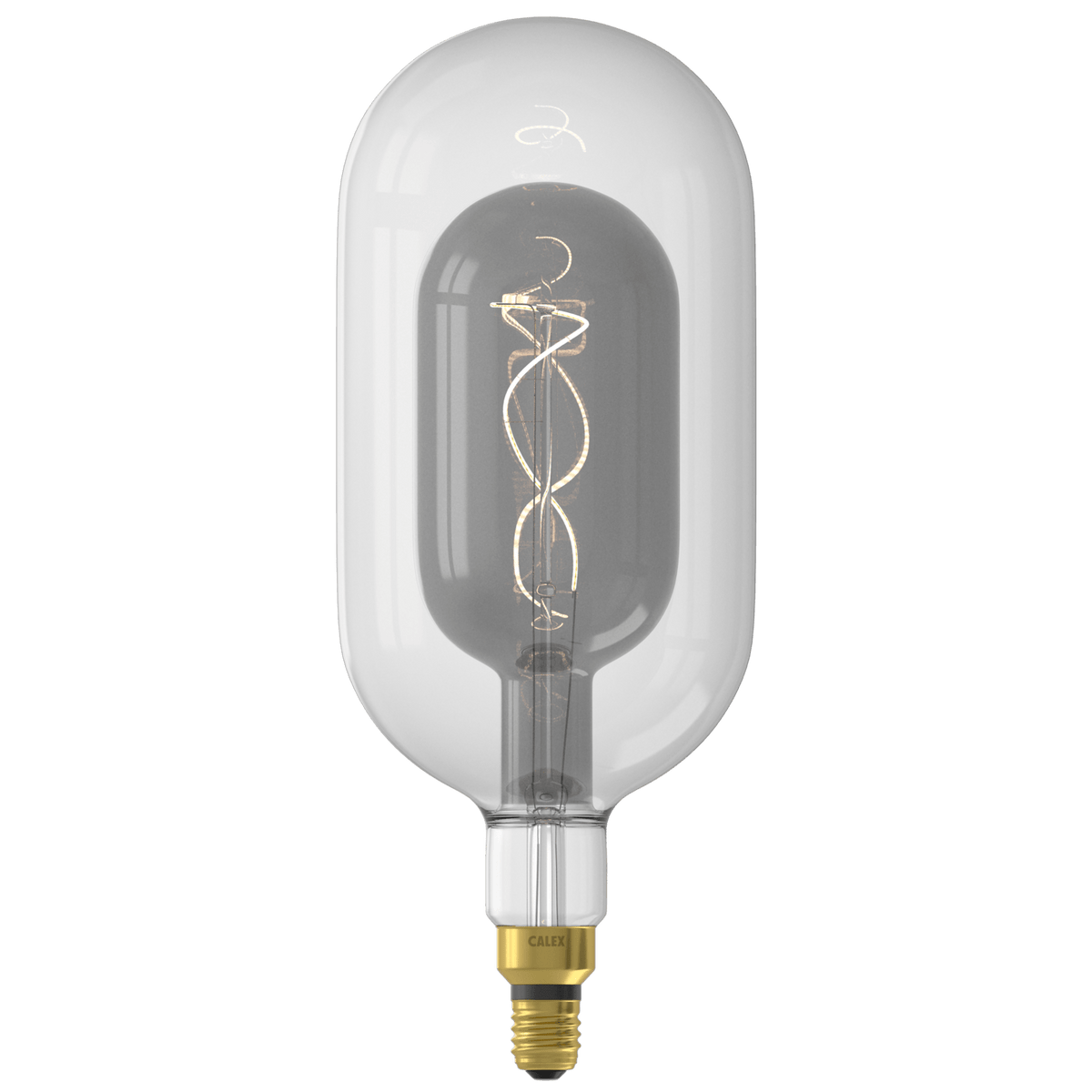 Calex Sundsvall - E27 - Filament - Titanium -Warm Wit- 3W - Dimbaar