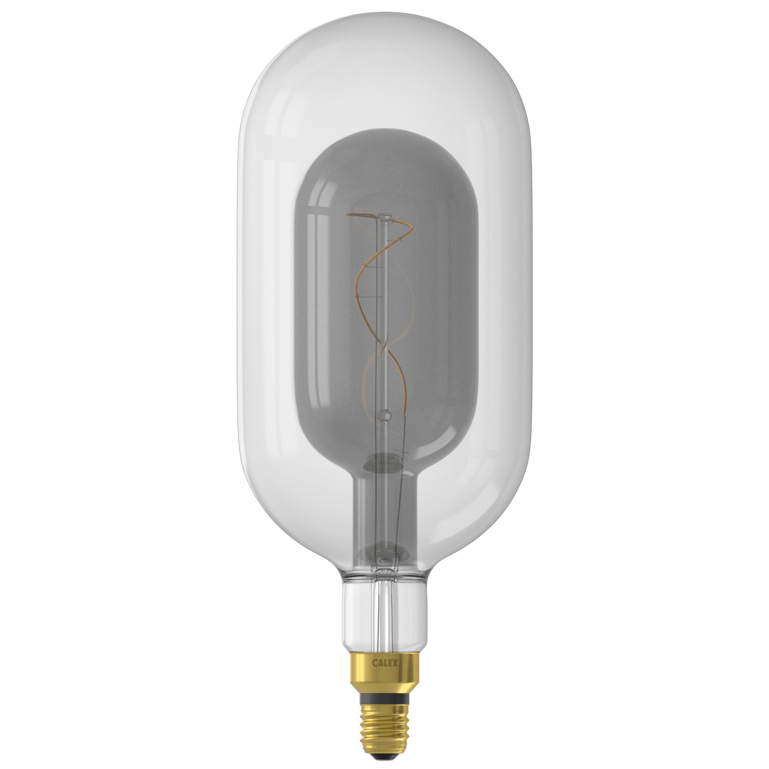 Calex Sundsvall - E27 - Filament - Titanium -Warm Wit- 3W - Dimbaar