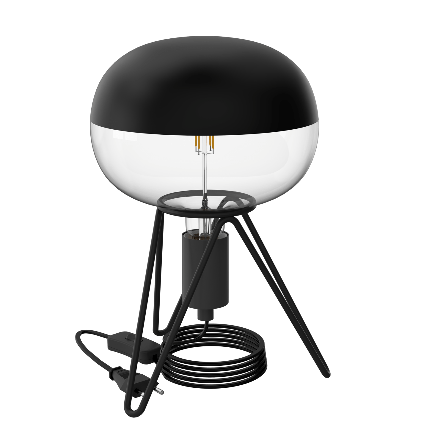 Calex Tafel Armatuur Tripod - E27 - Zwart