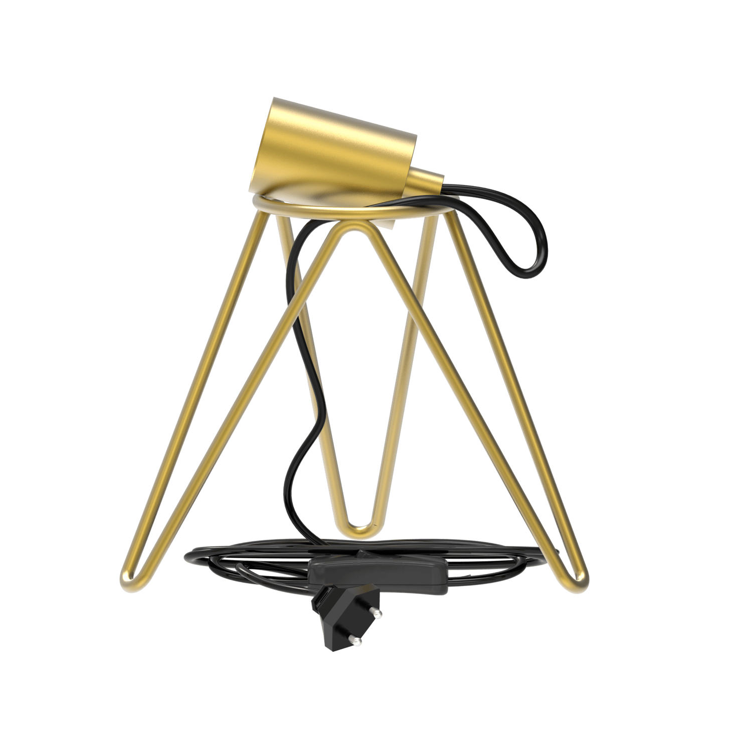 Calex Tafel Armatuur Tripod - E27 - Goud