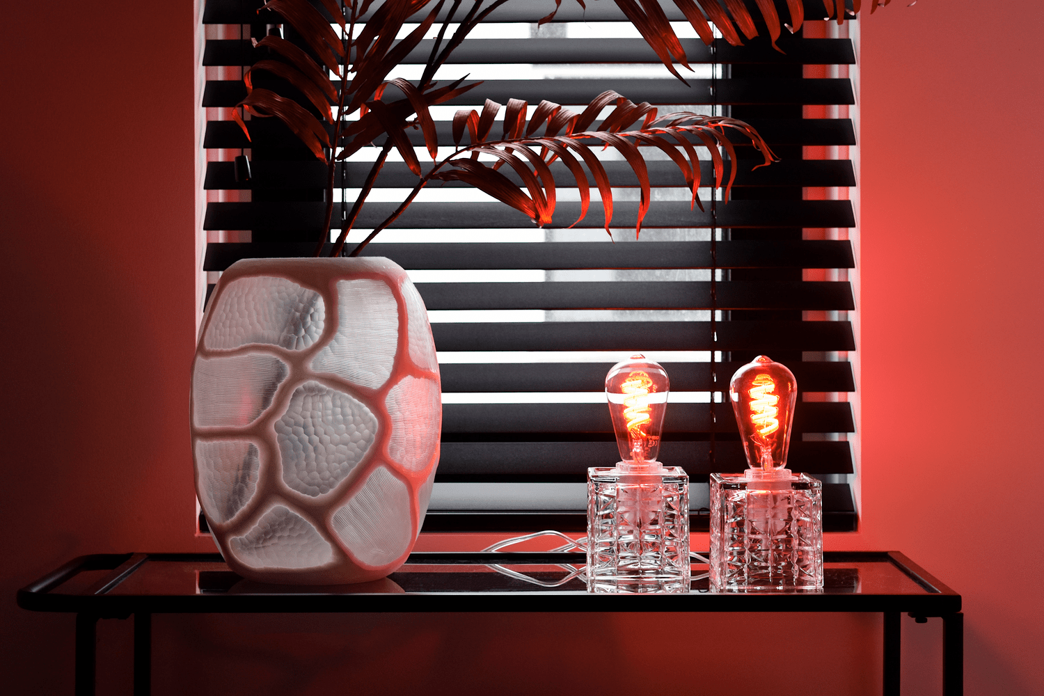 Calex TafelLamp Vierkant - E27 - Glas - Helder