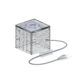 Calex TafelLamp Vierkant - E27 - Glas - Helder