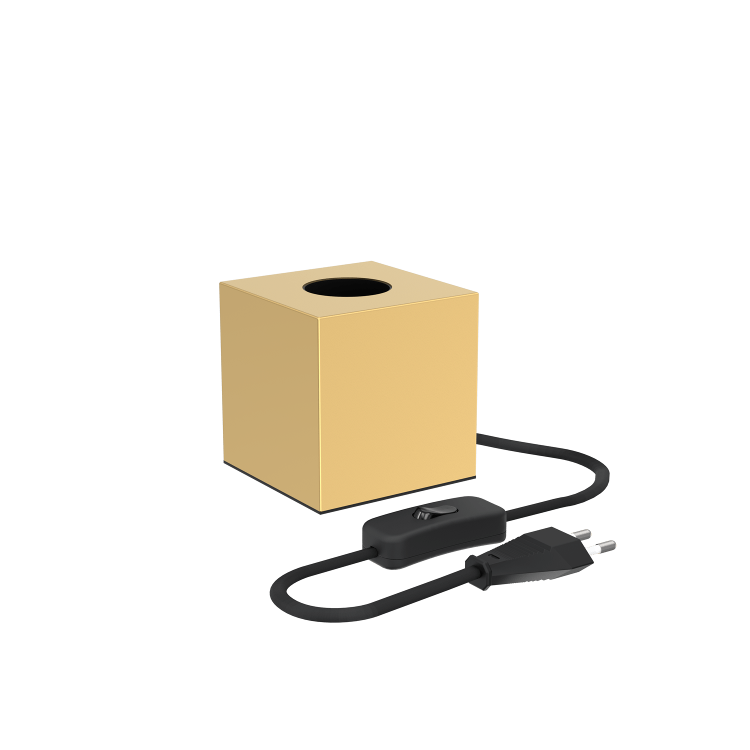 Calex TafelLamp Vierkant - E27 - Goud - Excl. Lichtbron