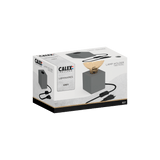 Calex TafelLamp Vierkant  - E27 - Grijs -  Excl. Lichtbron