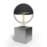 Calex Tafel Lamp Vierkant  - E27 - Zilver - Excl. lichtbron