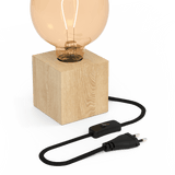 Calex Tafellamp Vierkant - E27 - FSC® Hout
