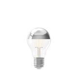 Calex Top Mirror Bulb - E27 - Filament - A60 - Chrome