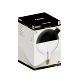Calex Top Mirror LED Bulb - E27 - G125 - Black