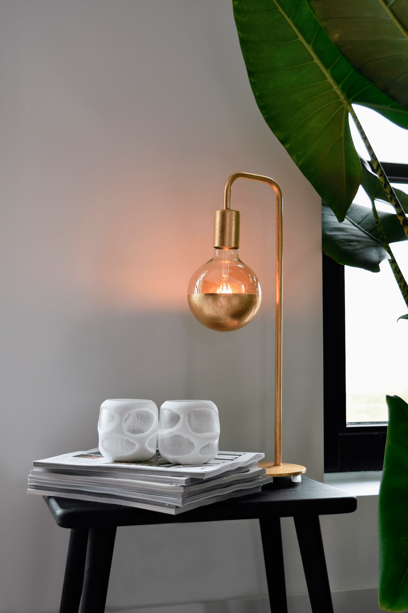 Calex Top Mirror LED Lamp - E27 - G95 - Goud