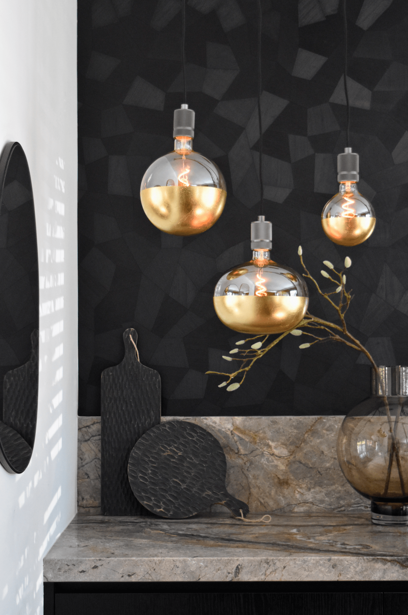 Calex Ampoule LED Miroir Supérieure - E27 - Kalmar - Dorée