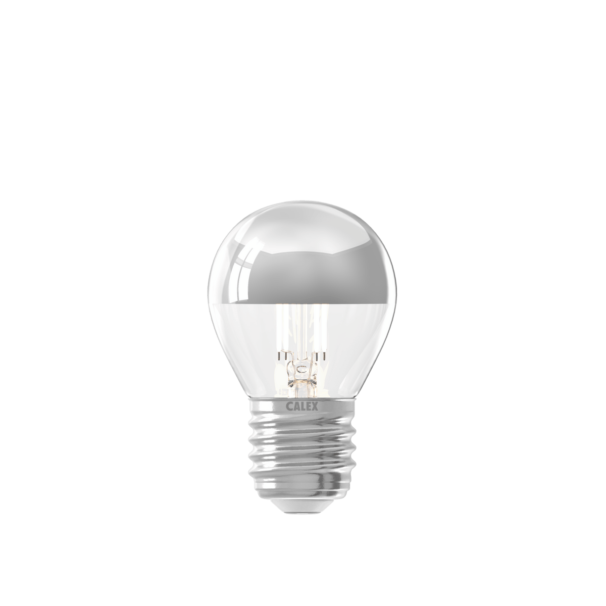 Calex Top Spiegel Lamp - E27 - Filament - P45 - Chroom