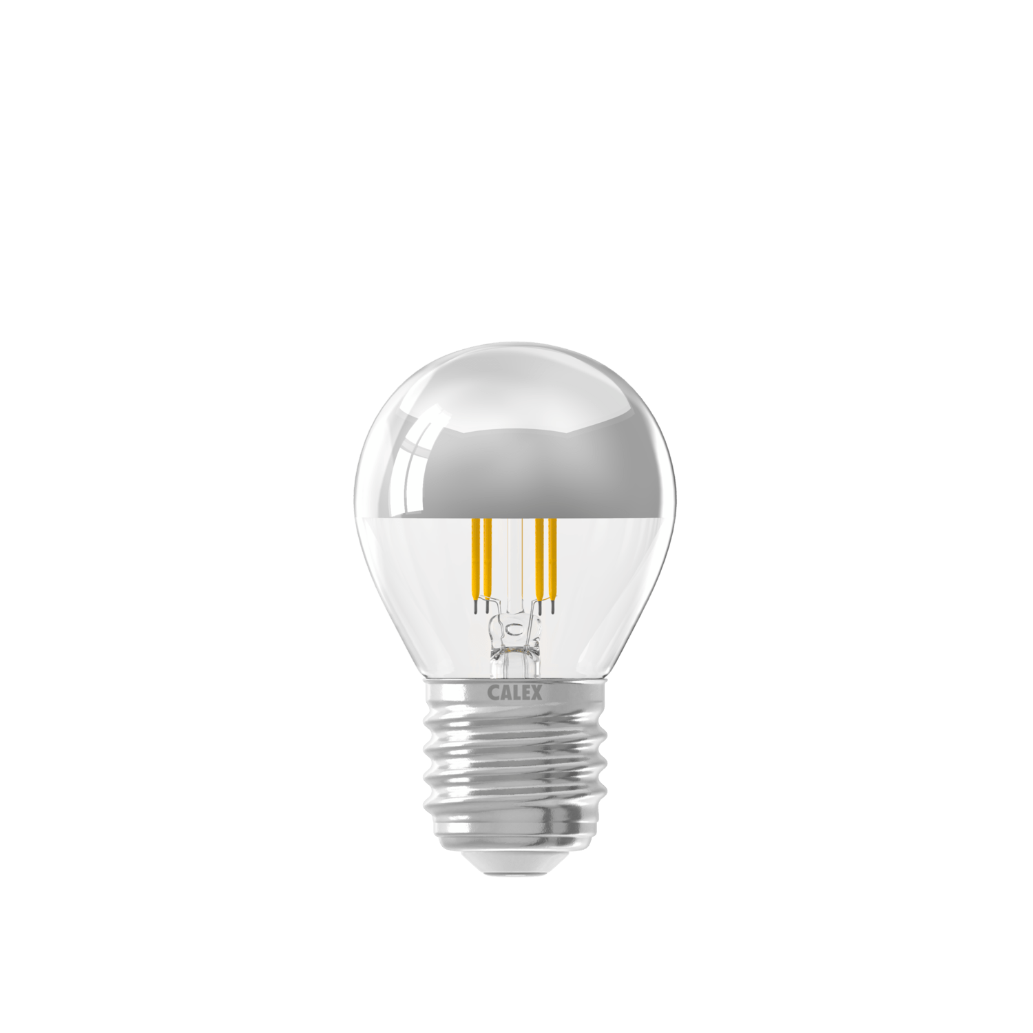 Calex Top Spiegel Lamp - E27 - Filament - P45 - Chroom