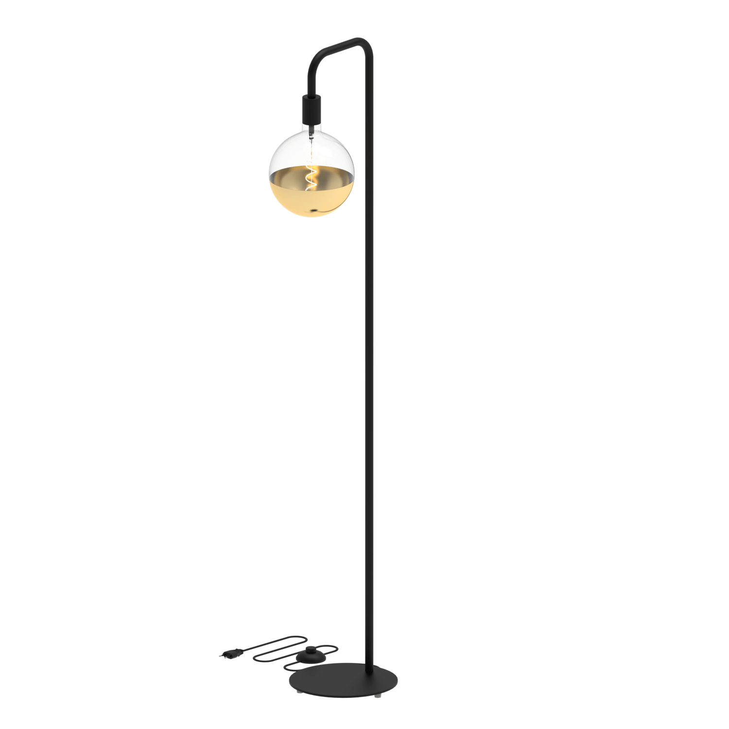 Calex U-Line Vloerlamp - E27 - Zwart