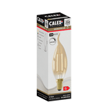 Calex Warm Filament LED Lamp - E14 - BXS35 - Gold