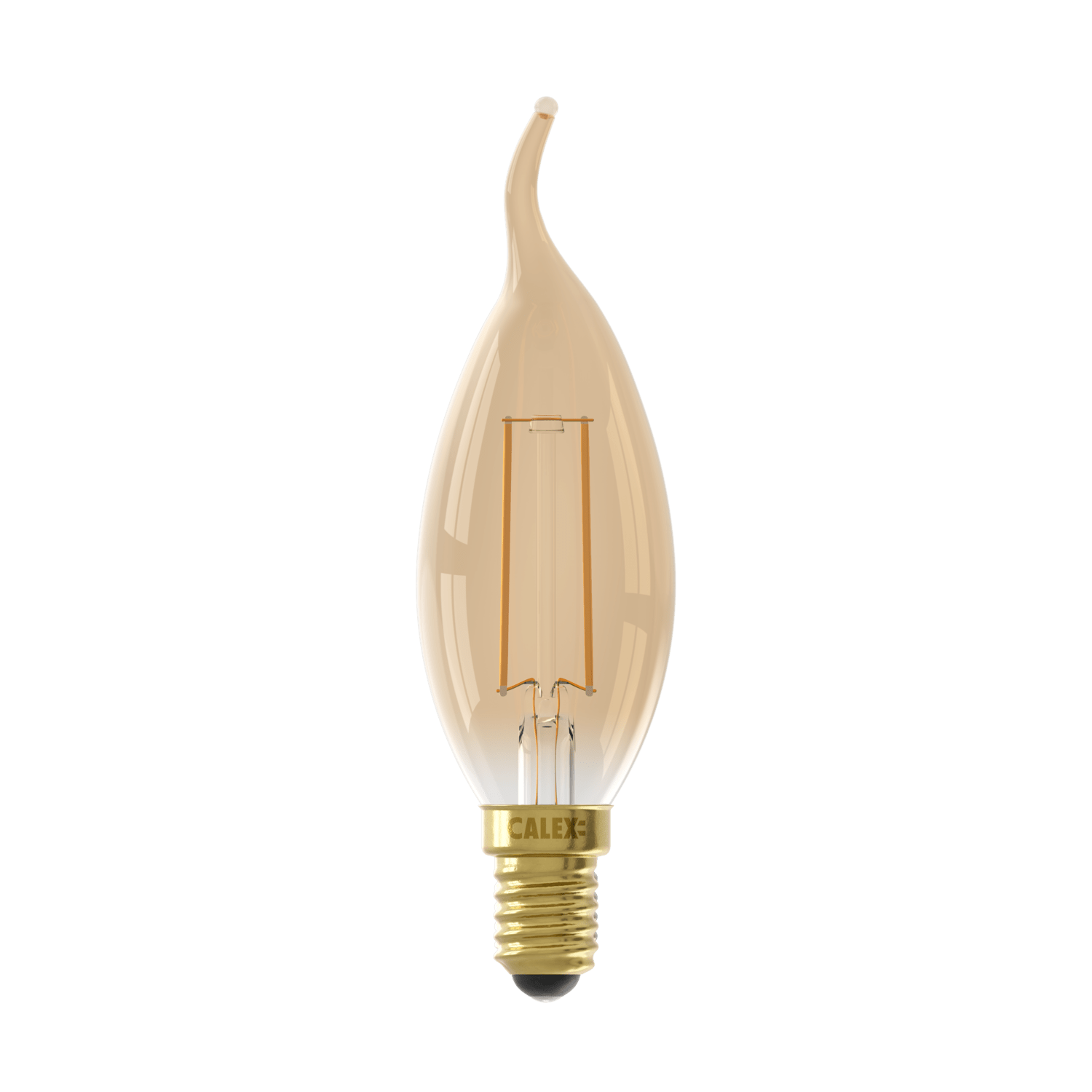 Calex Warm Filament LED Lamp - E14 - BXS35 - Gold