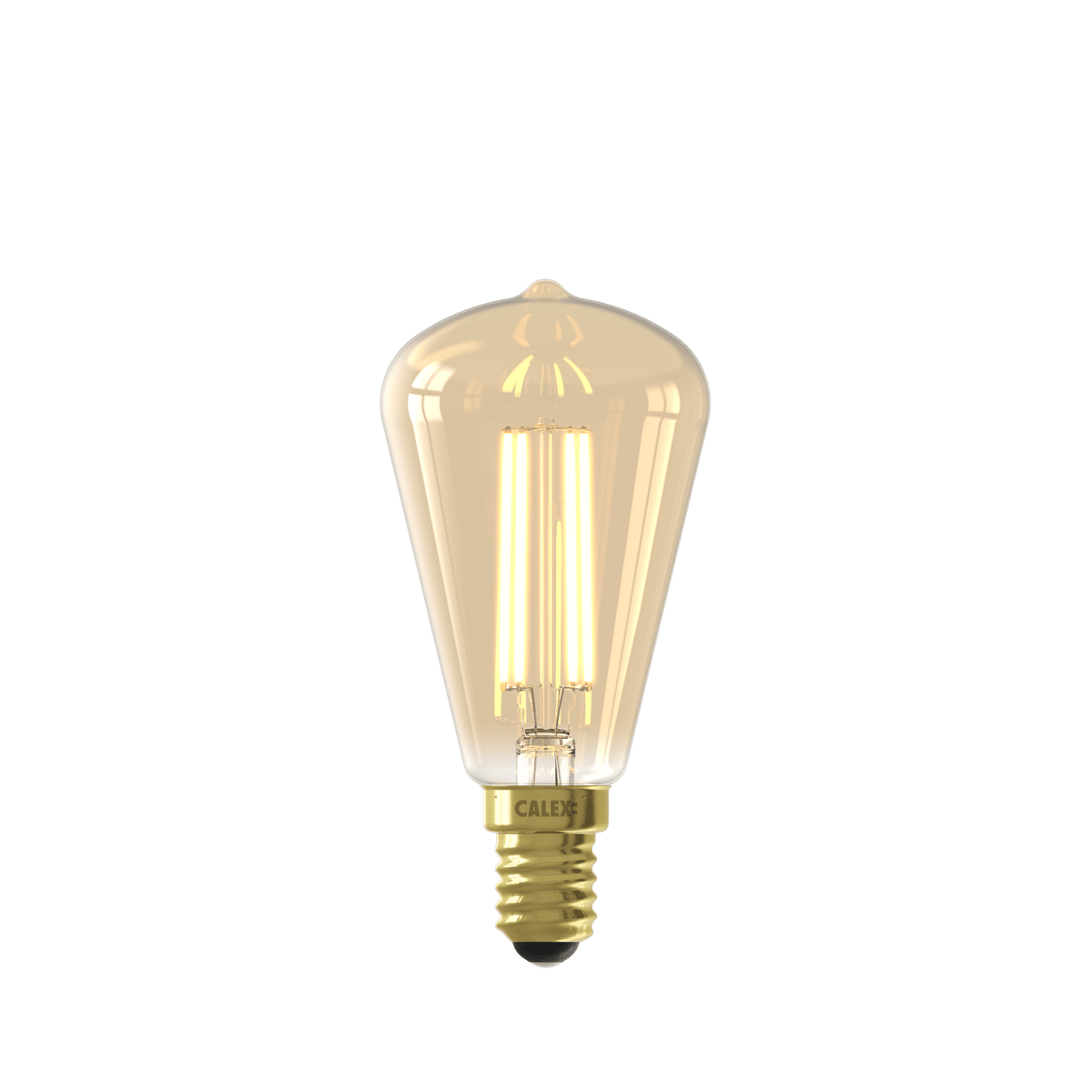Calex Warm Filament LED Lamp - E14 - ST48 - Goud