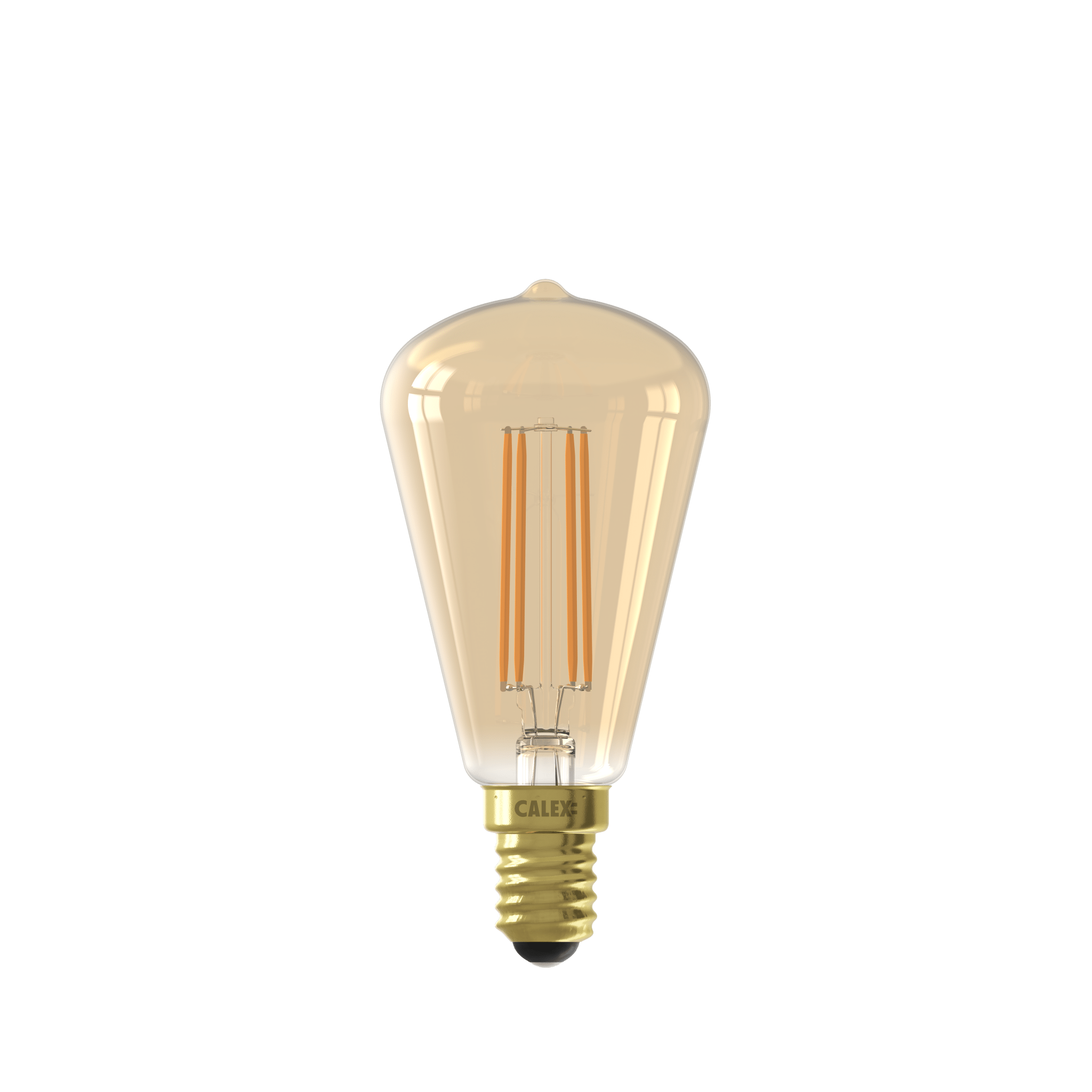 Calex Warm Filament LED Lamp - E14 - ST48 - Goud