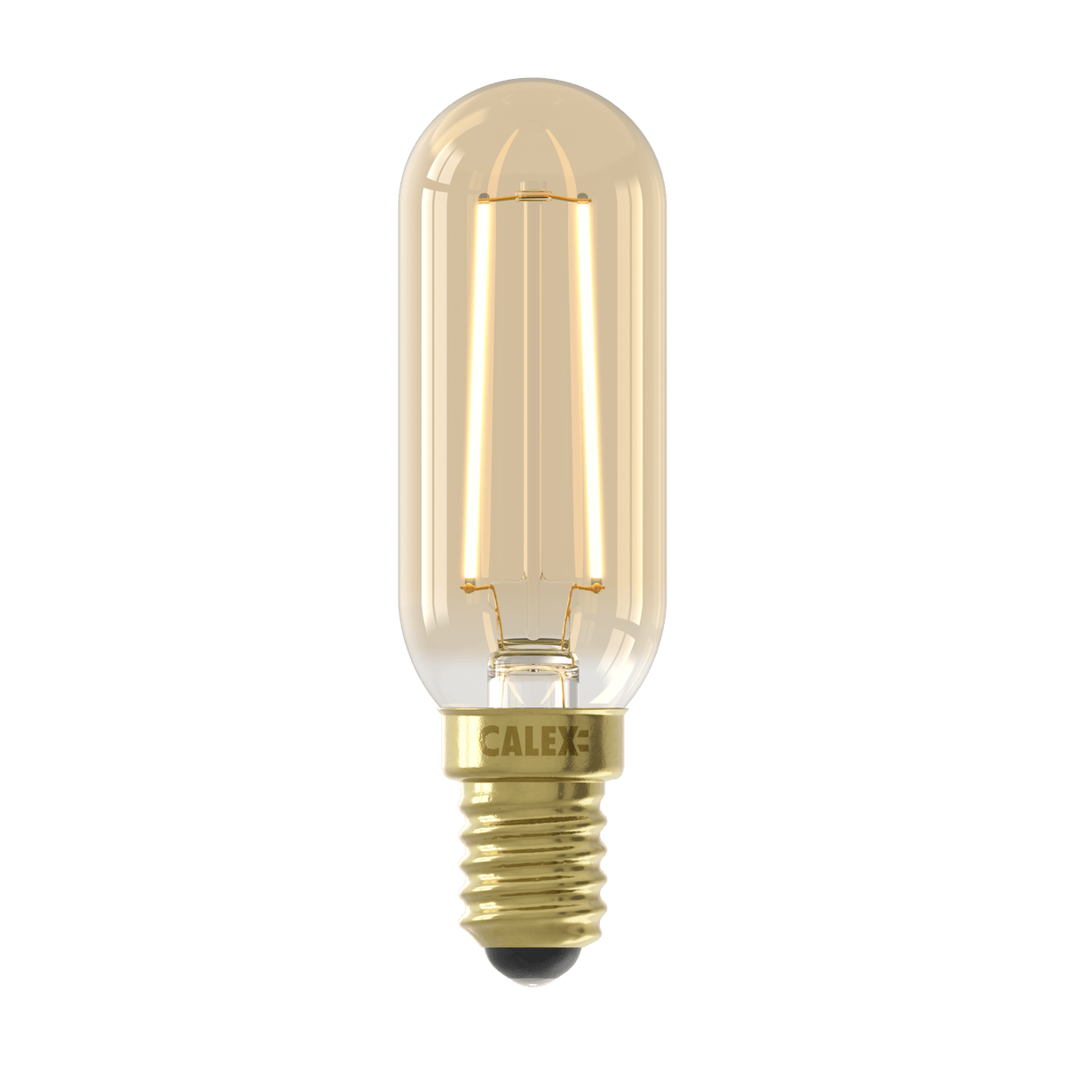 Calex Warm Filament LED Lamp - E14 - T25 - Goud