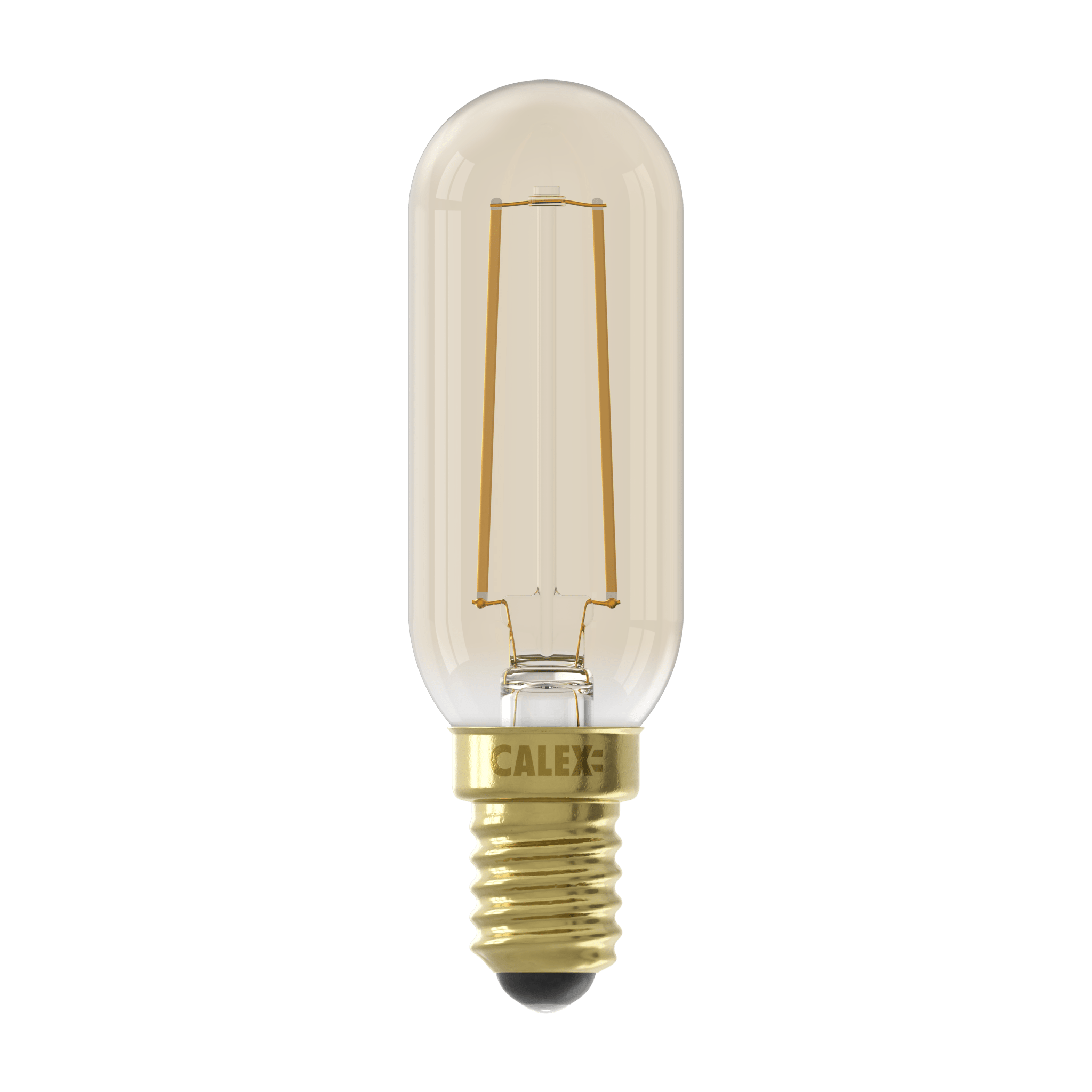 Calex Warm Filament LED Lamp - E14 - T25 - Goud