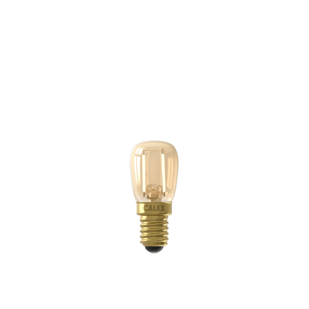 Calex Warm Filament LED Lamp - E14 - T26 - Goud - 1.5W
