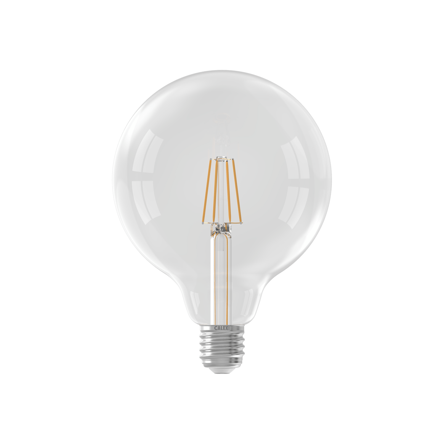 Calex Warm Filament LED Lamp - E27 - G125 - Helder - 4.5W - Dimbaar