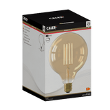 Calex Warm Filament LED Bulb - E27 - G125 - Gold