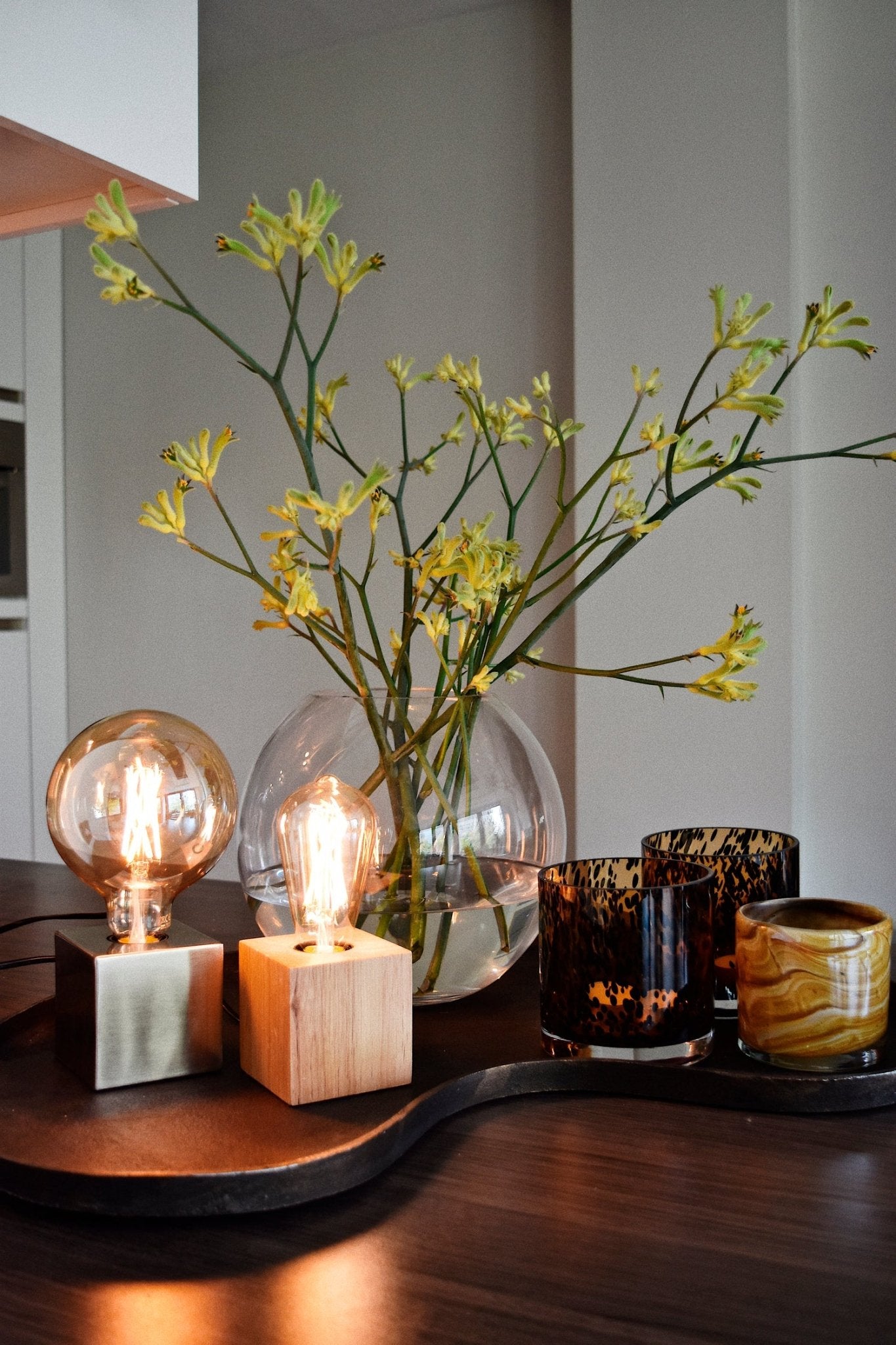 Calex Warm Filament LED Bulb - E27 - G125 - Gold