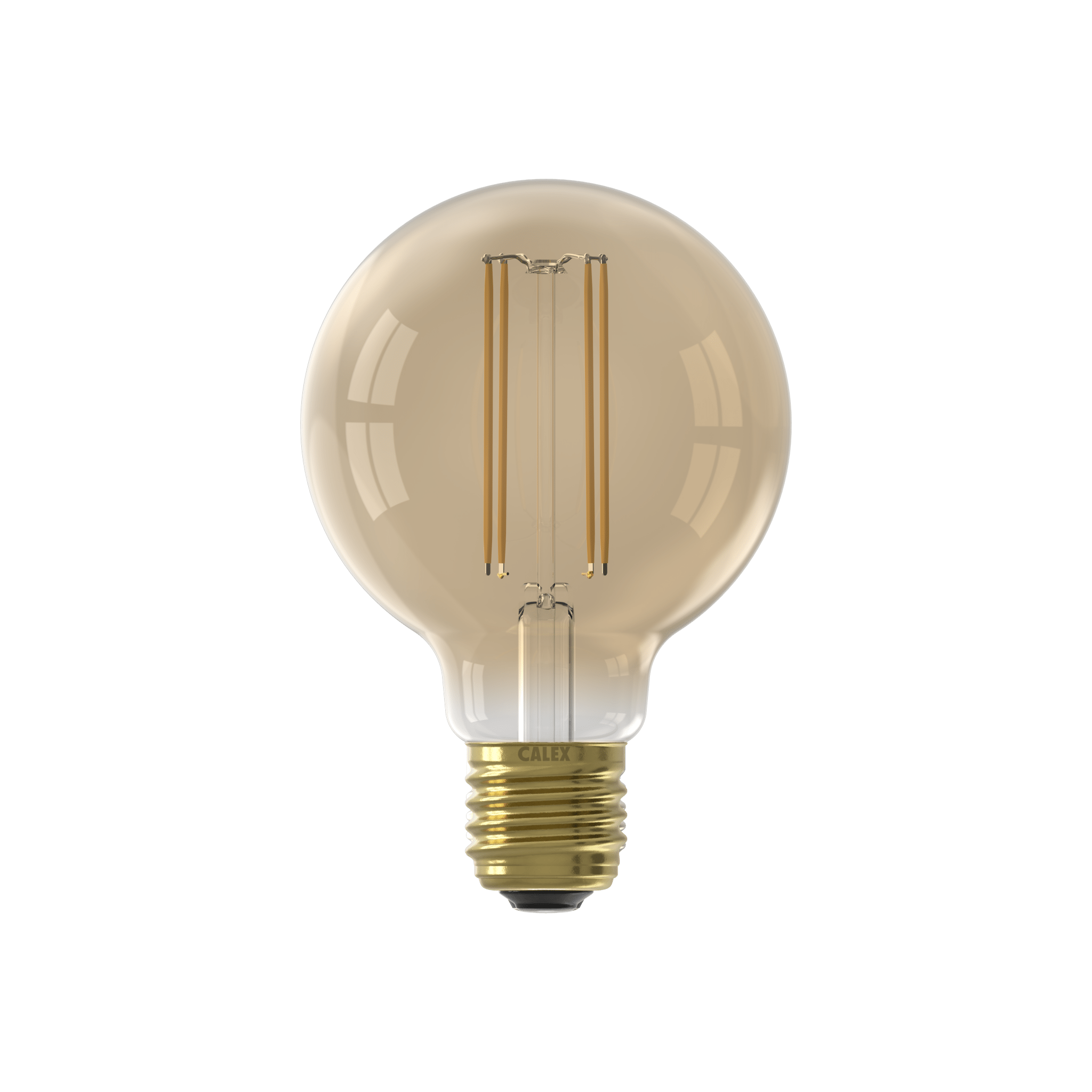 Calex Warm Filament LED Bulb - E27 - G80 - Gold