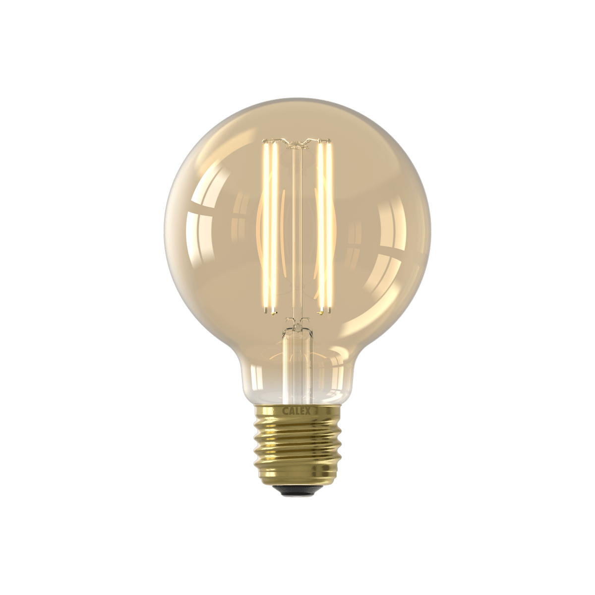Calex Warm Filament LED Bulb - E27 - G80 - Gold