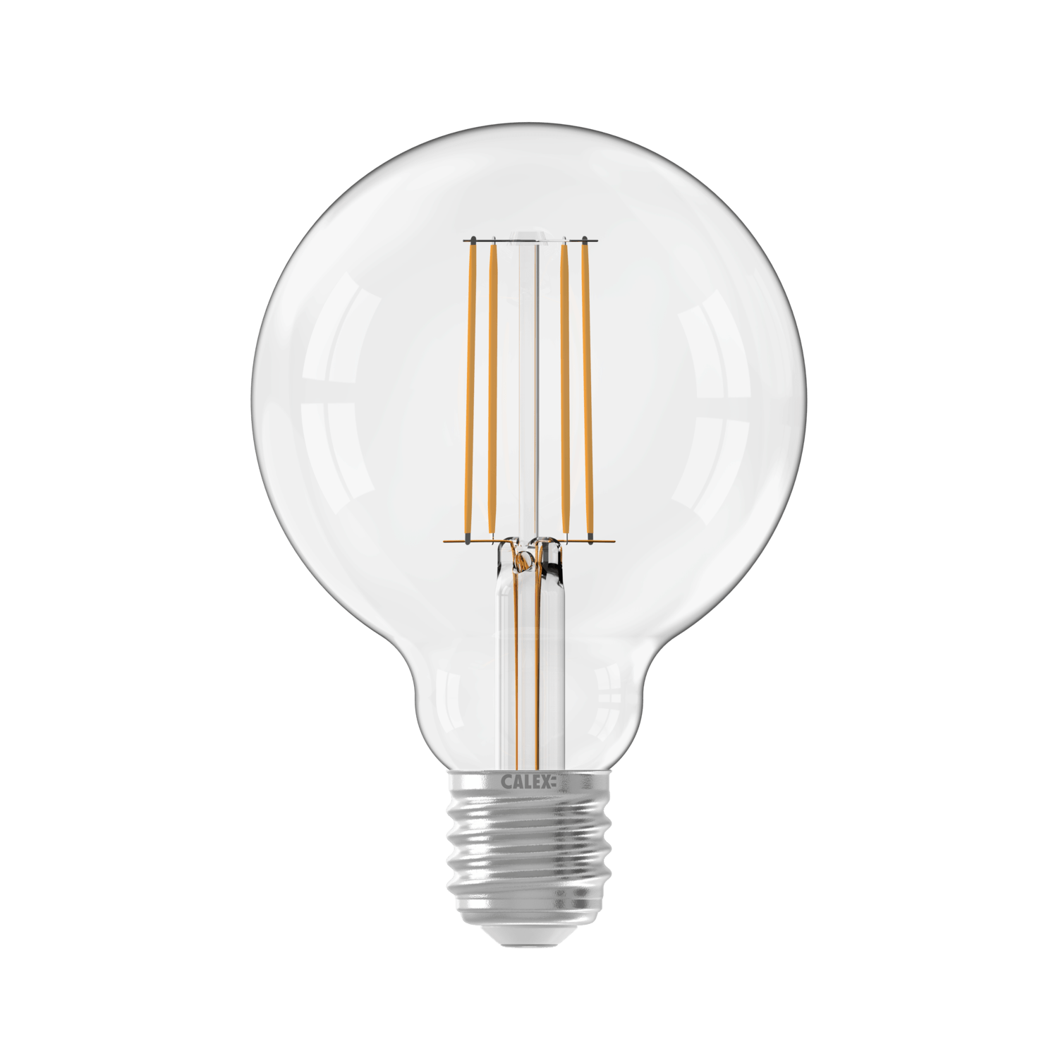 Calex Warm Filament LED Lamp - E27 - G95 - Helder - 4.5W - Dimbaar