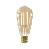 Calex Warm Filament LED Lamp - E27 - ST64 - Goud