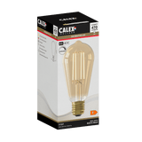 Calex Warm Filament LED Lamp - E27 - ST64 - Goud