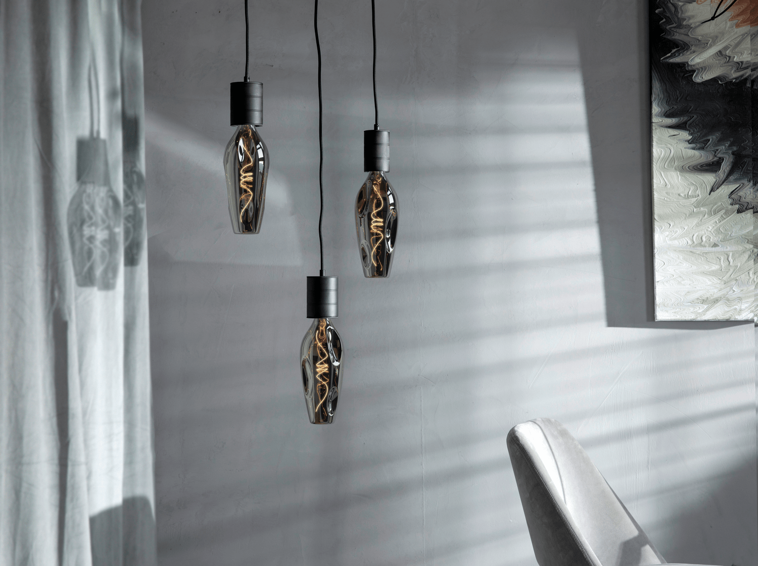 Calex XXL Barcelona LED Lamp - E27 - Titanium