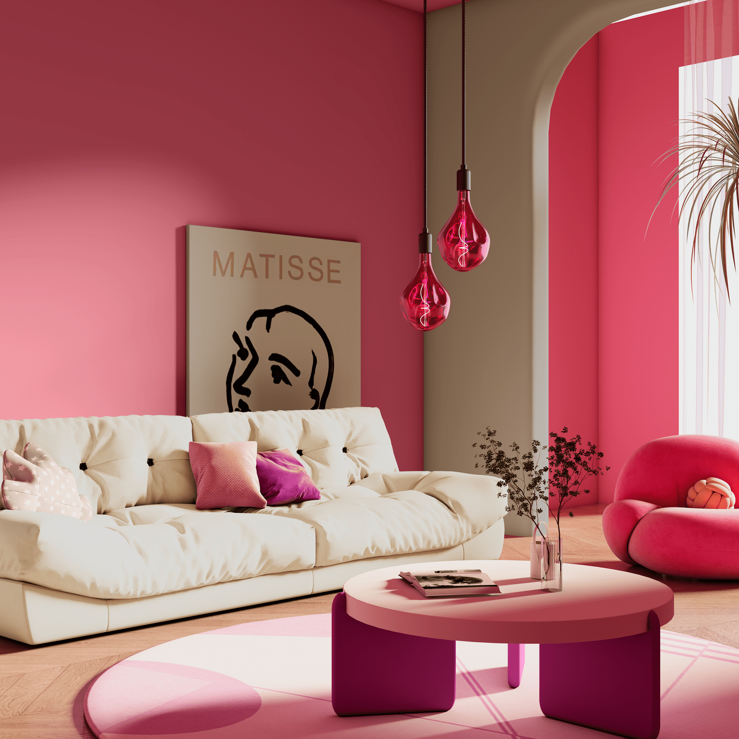 Calex XXL Organic EVO LED Lamp - E27 - Paars 