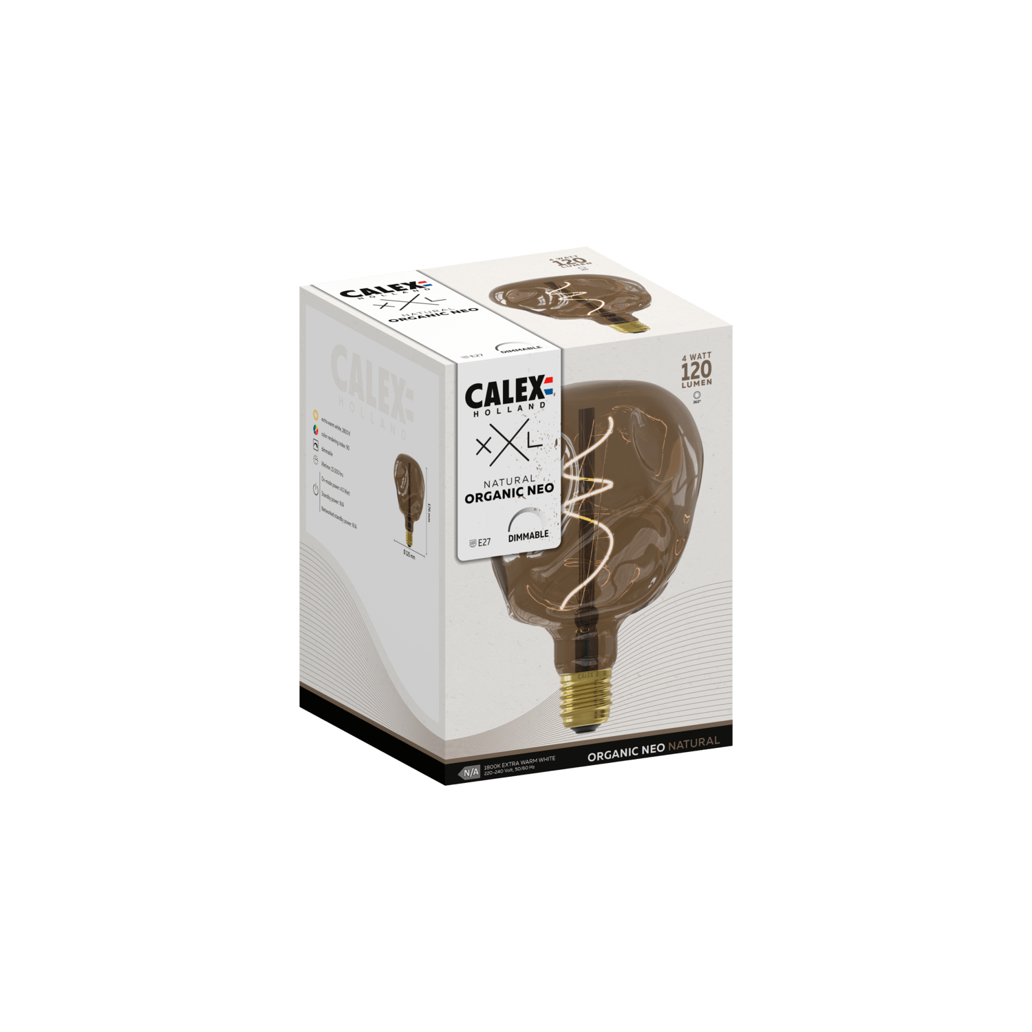 Calex XXL Organic NEO LED Lamp - E27 - Naturel